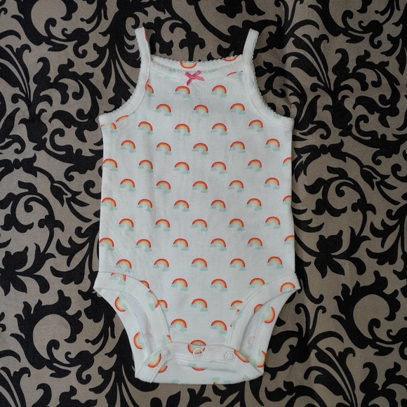3/$15 Carters Rainbow Onesie with Shorts - Picture 2 of 7